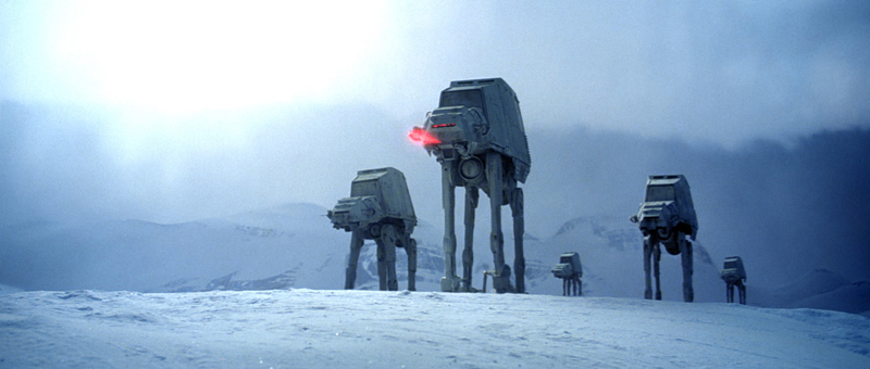 Episode 5 movie still Empire Strikes Back - Hoth battle inspiration screenshot